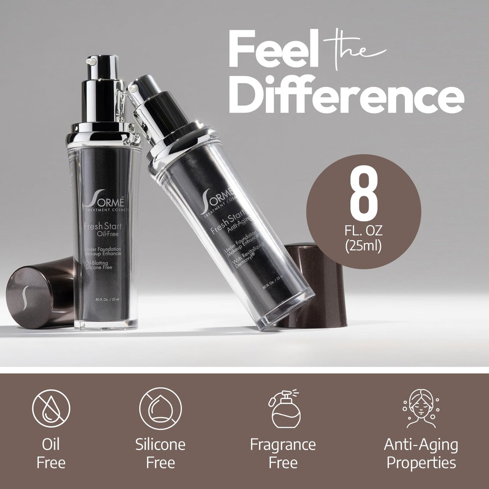 SORMÉ Fresh Start primer ideal for normal to dry skin fragrance-free