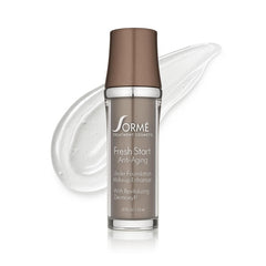 SORMÉ Fresh Start primer smoothing wrinkles for a flawless base