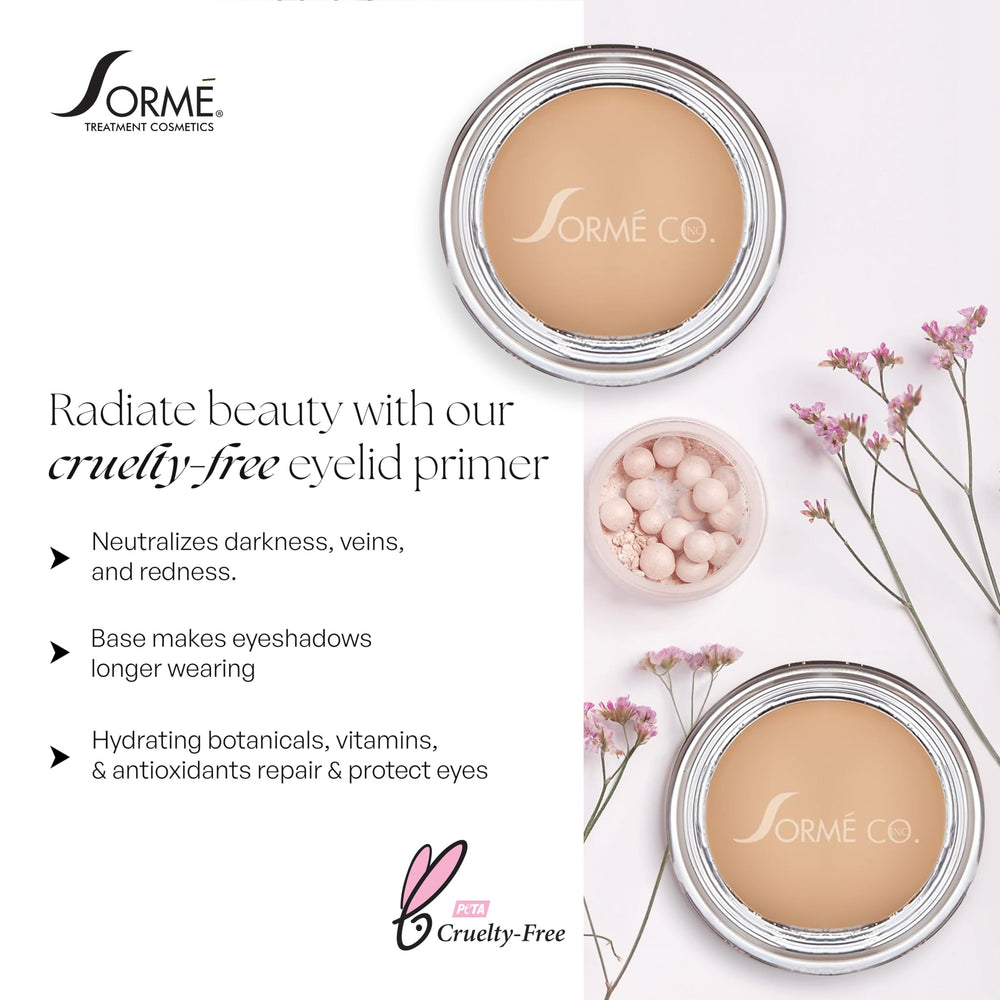 SORMÉ PRO Eye Primer enhances color vibrancy and minimizes fallout