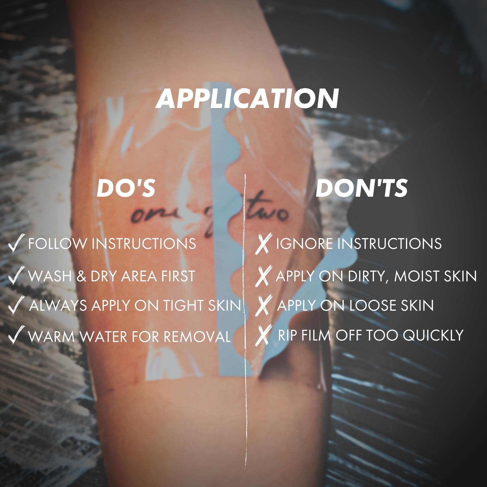 Sorry Mom tattoo cover provides all-day protection during activities.