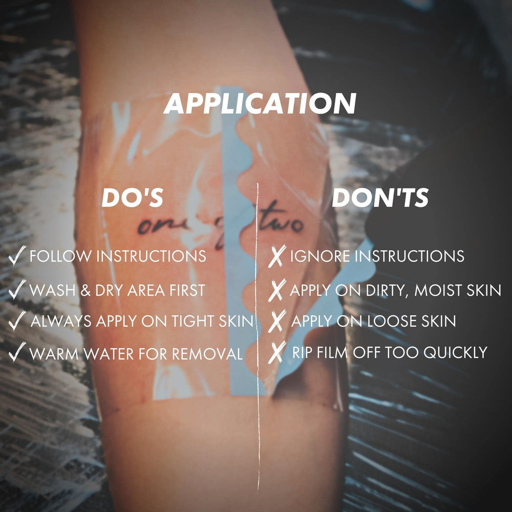 Sorry Mom tattoo cover provides all-day protection during activities.
