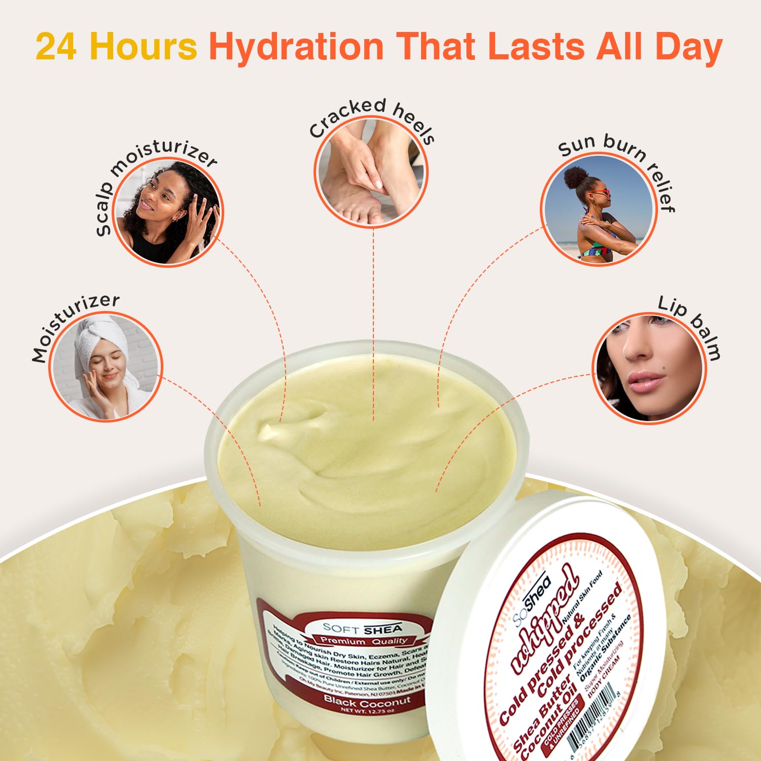 SoShea skin application on dry area delivers soothing hydration without heaviness.