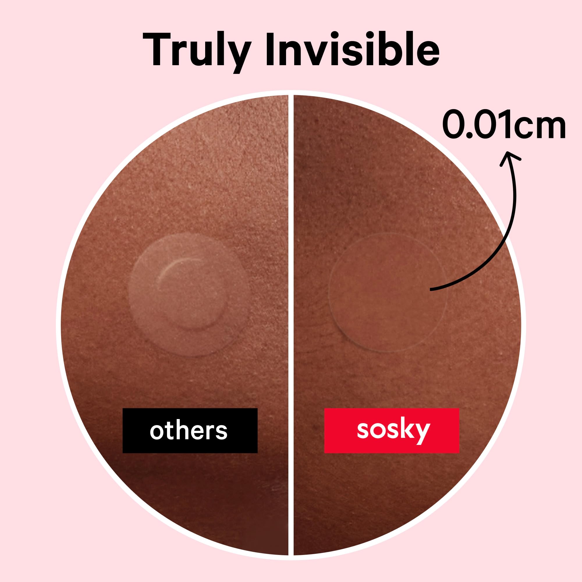 Sosky hydrocolloid acne patches provide fast-action protection for blemishes.