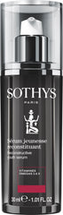 SOTHYS Reconstructive Youth Serum bottle pouring, highlighting hydration potential