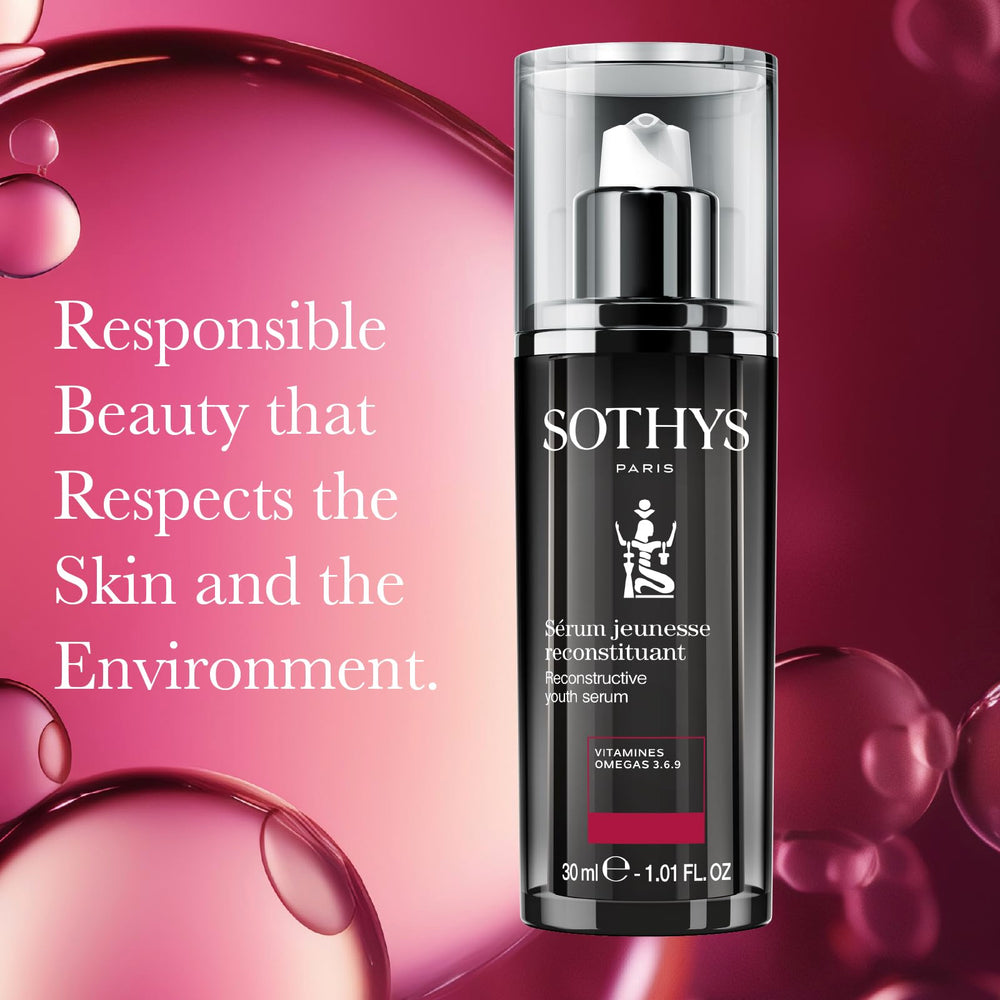 SOTHYS Reconstructive Youth Serum emphasis on vitamins and hyaluronic acid for hydration