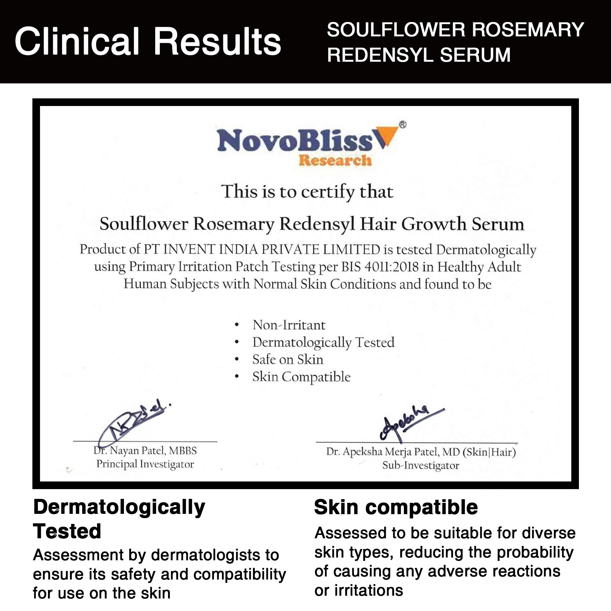 Side view of Soulflower serum bottle showing compact 30ml size.