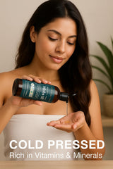 SOULSATION Jojoba Oil applied to face for gentle moisturization