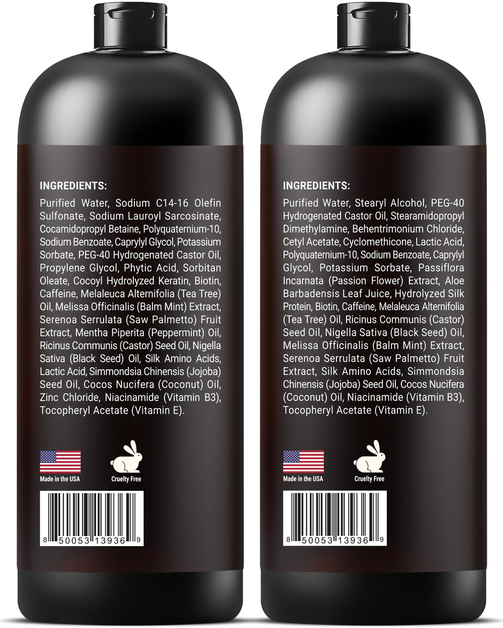 SoulSpa Pure 16 oz bottles packaging ready for home care