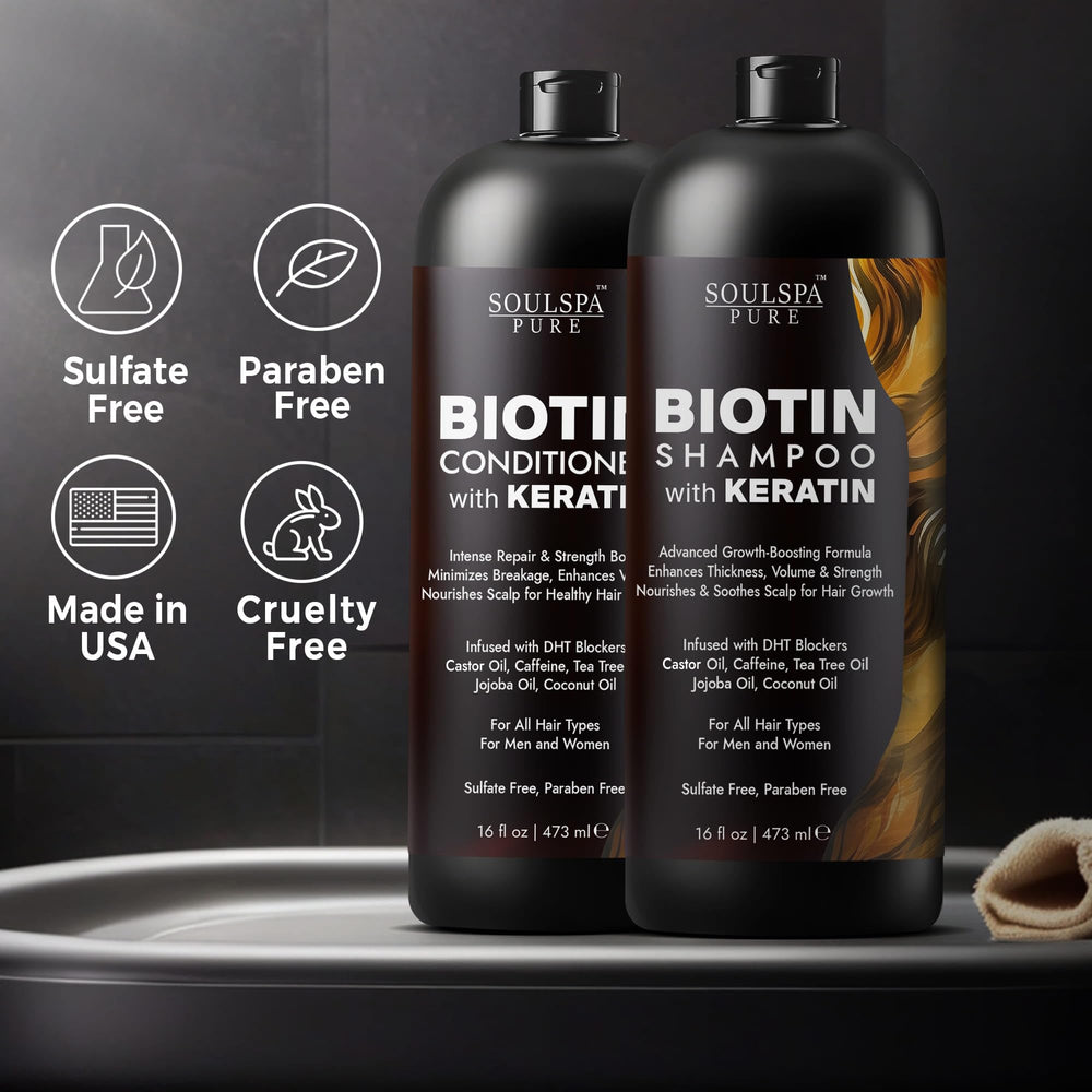 SOULSPA PURE Set poured into hands illustrates convenient wash routine.