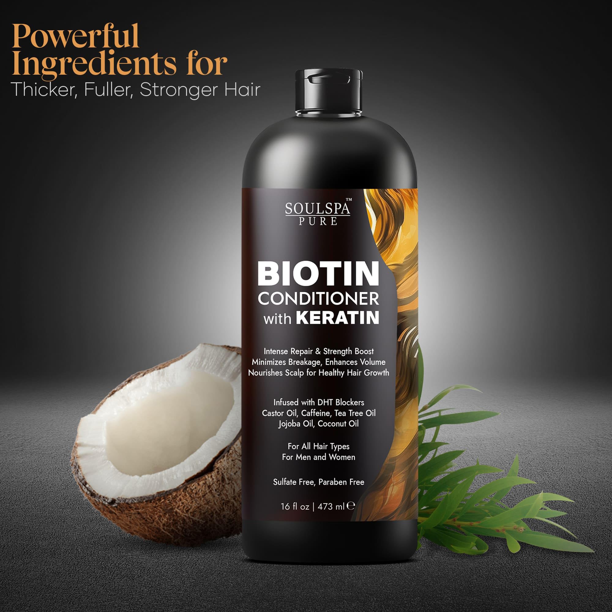 Sulfate-free and paraben-free label for sensitive scalps.