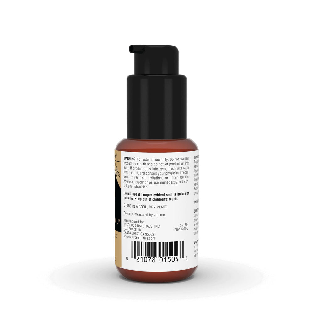 Source Naturals Skin Eternal Serum ingredients label notes Biotin DMAE and more