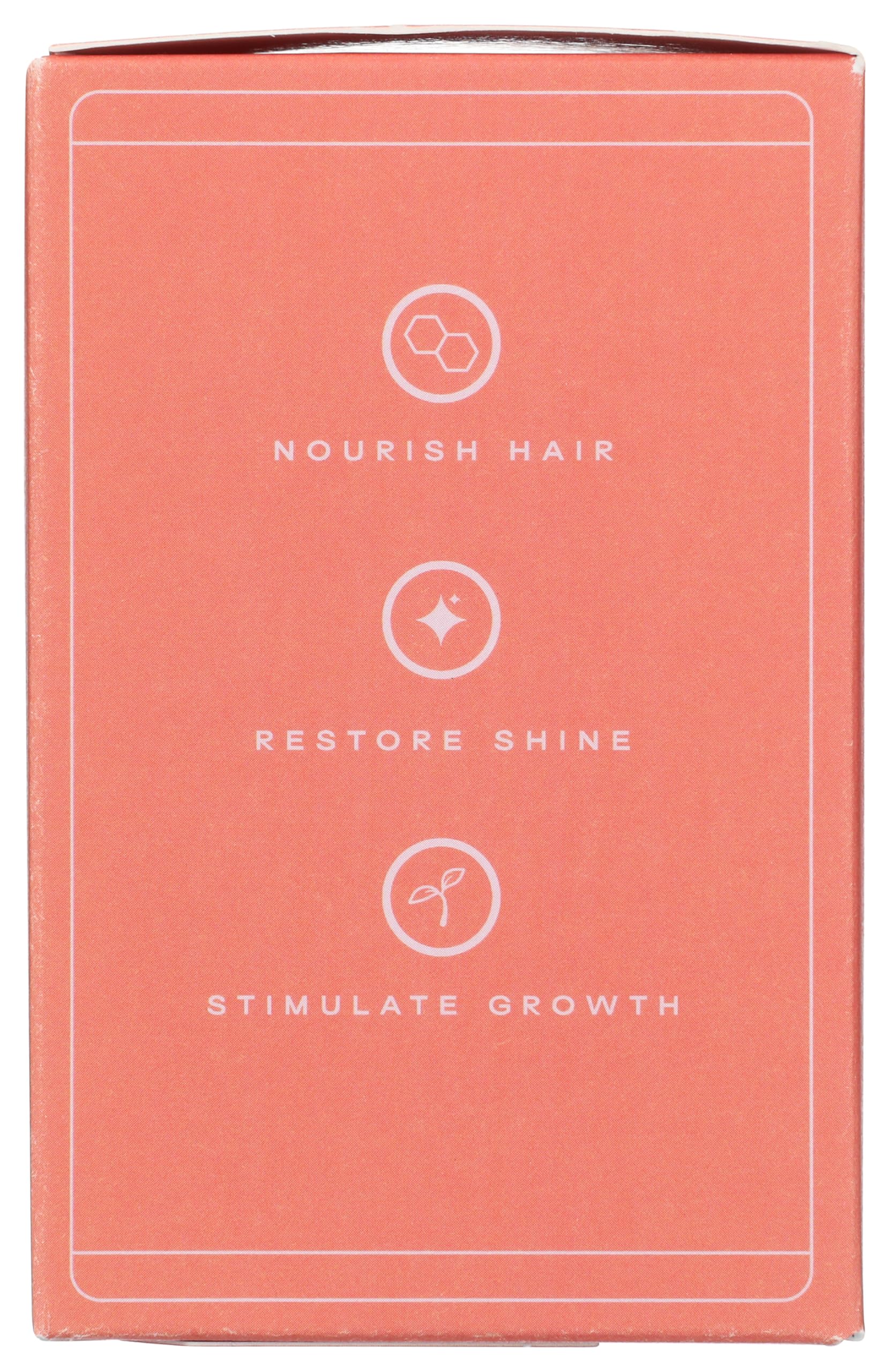 Sourse Hair Grow Bites ingredients label with vitamins for hair nourishment view.