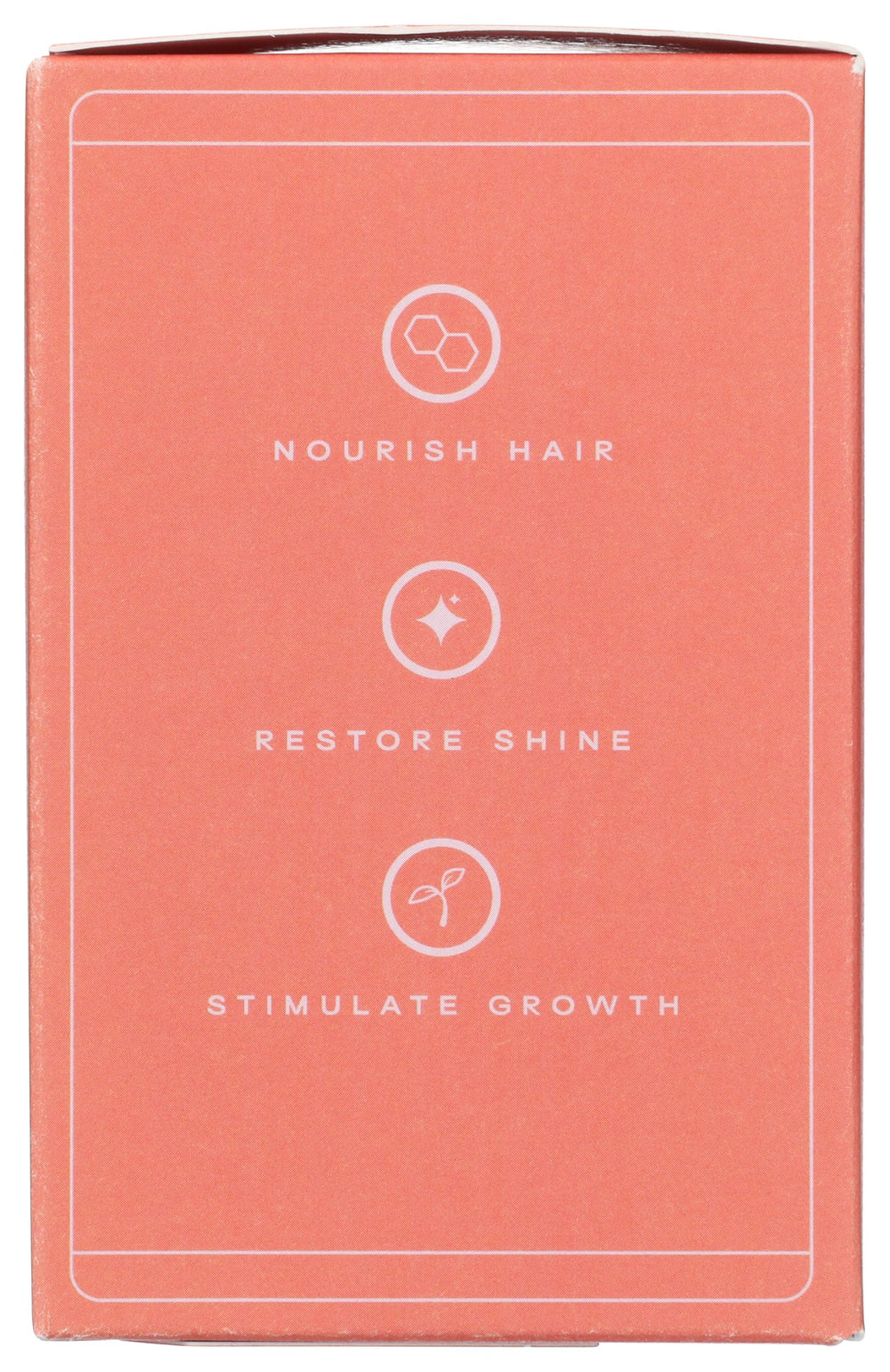 Sourse Hair Grow Bites ingredients label with vitamins for hair nourishment view.