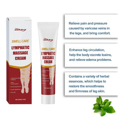 South Moon Swell Care applied to legs to relieve minor swelling and discomfort