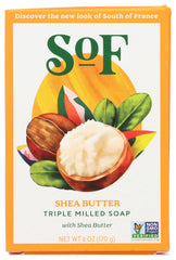 South of France Shea Butter Bar Soap Pack of 3 for gluten-free, nourishing cleansing