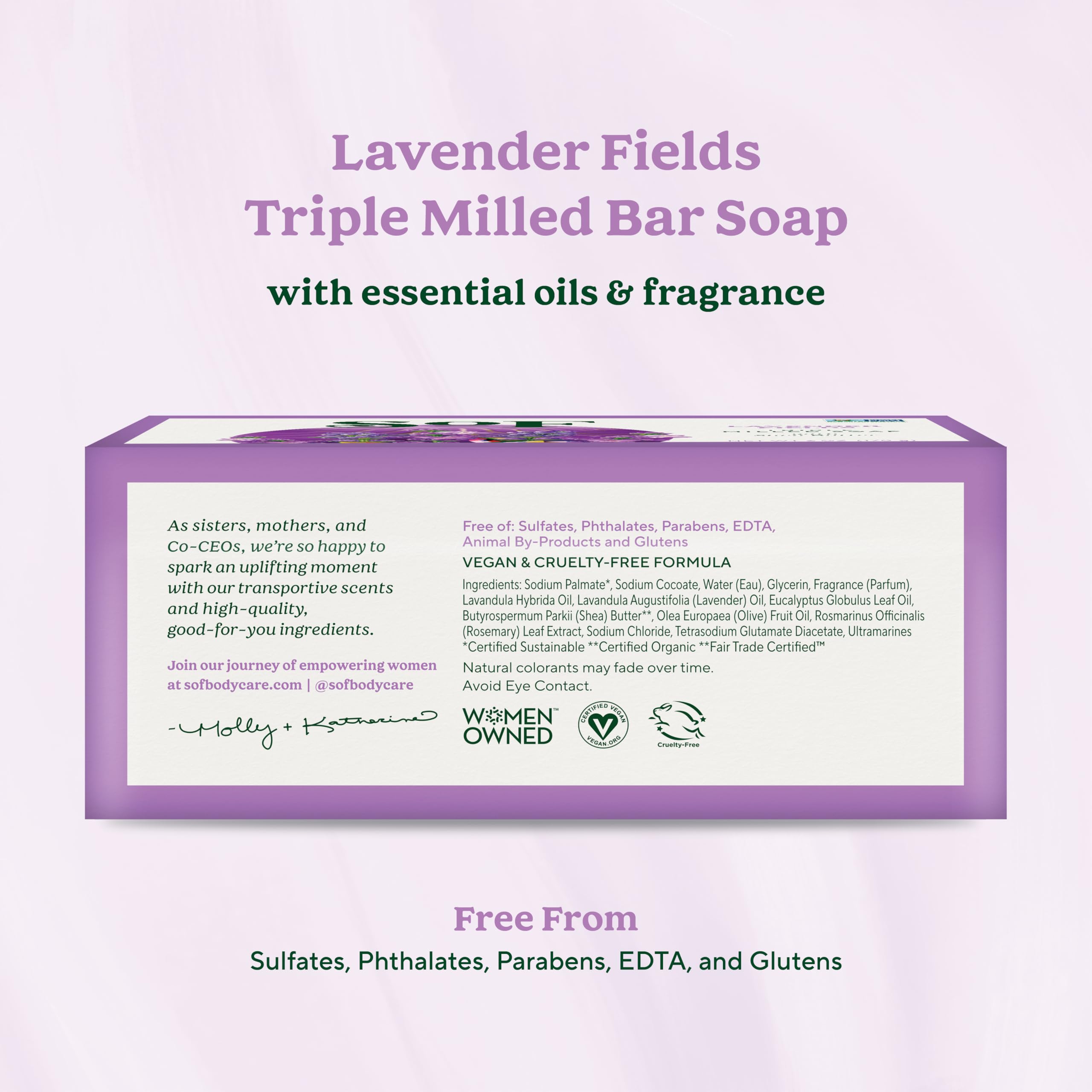 Creamy lather close-up of South Of France soap highlighting coconut oil richness.