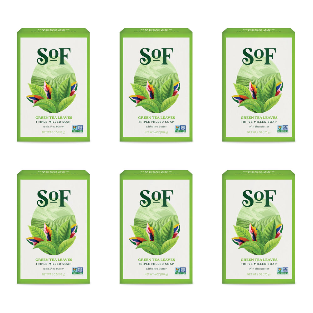 South Of France SoF triple milled soap with coconut oil for creamy hydration.