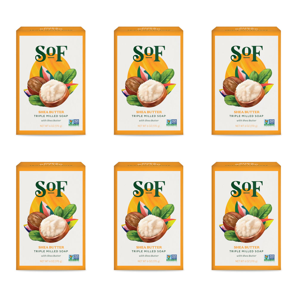 South Of France SoF triple milled soap with coconut oil delivers a rich lather.