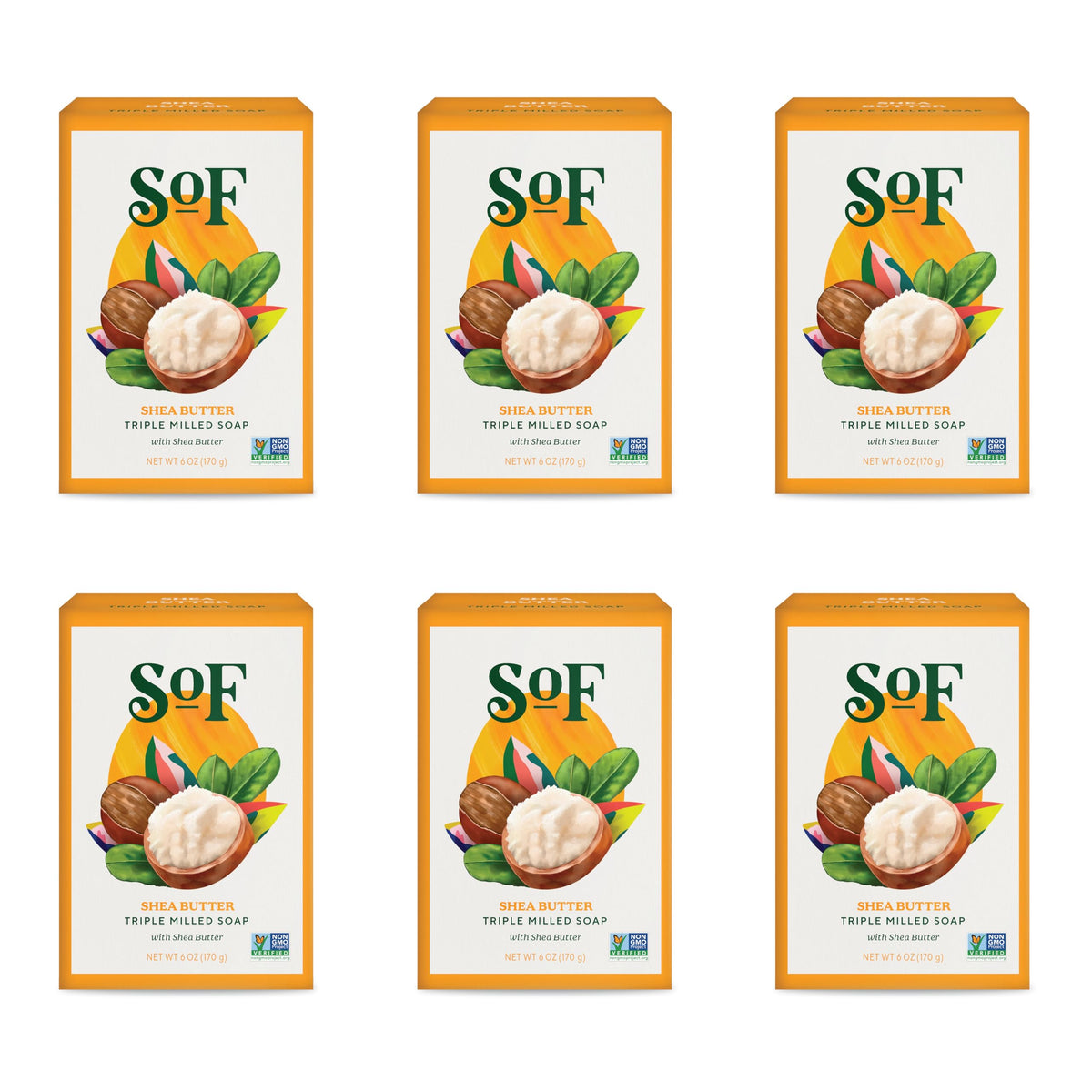 South Of France SoF triple milled soap with coconut oil delivers a rich lather.