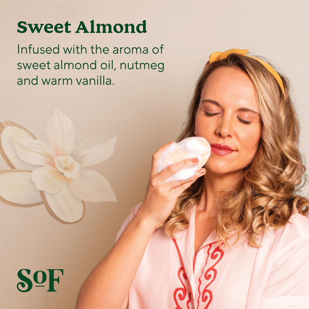 South Of France Sweet Almond fragrance close-up with layered notes
