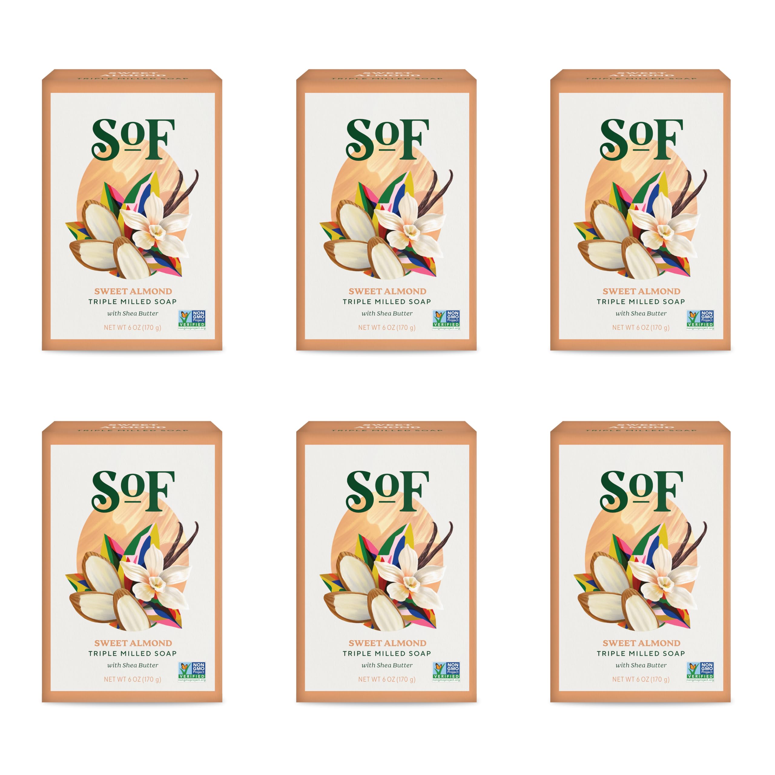 South Of France triple milled soap bar with coconut oil delivers creamy lather