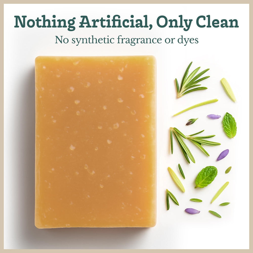 Southern Natural Goat Milk Soap 3-Pack for face and body use.