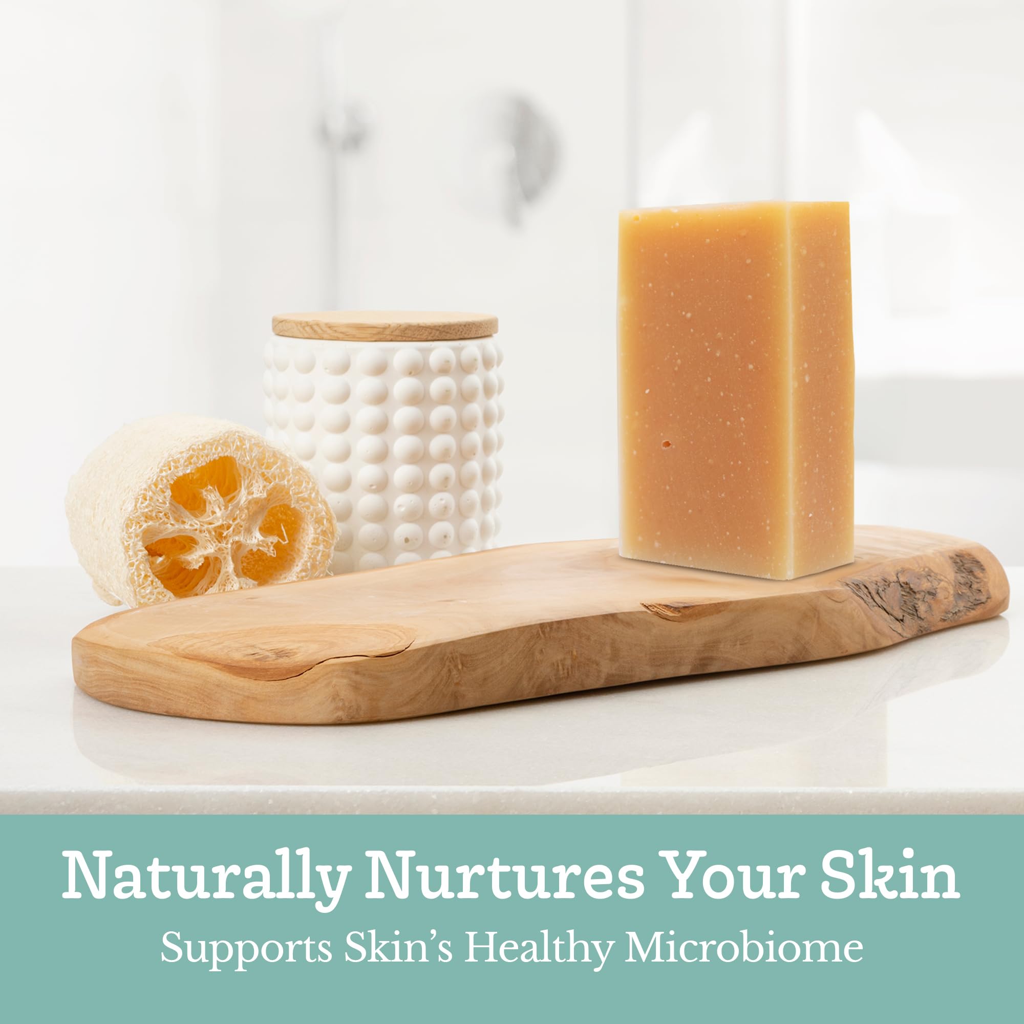 Southern Natural Goat Milk Soap 3-Pack packaging emphasizes natural oils and handmade care.