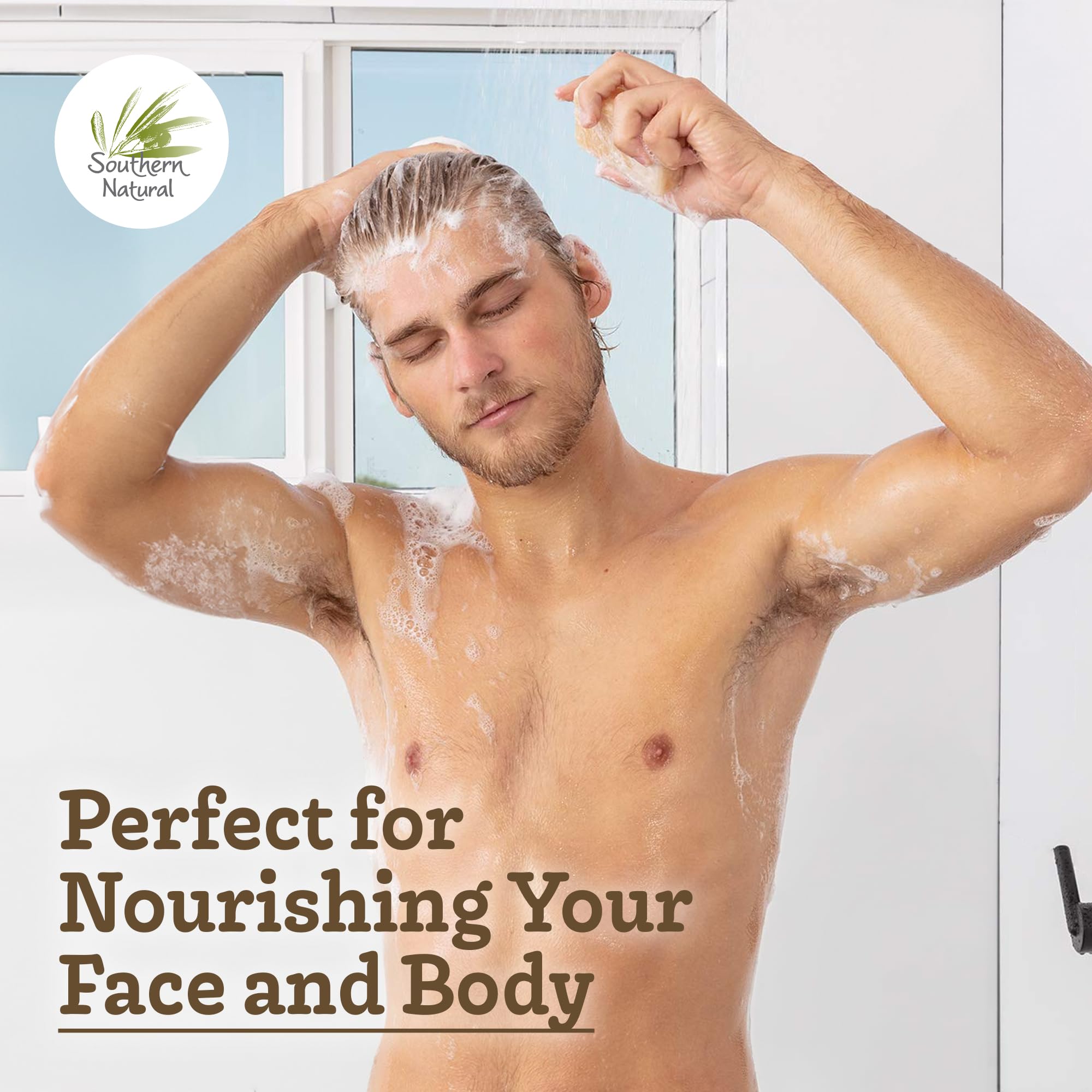 Long-lasting lather from handmade goat milk soap for daily use
