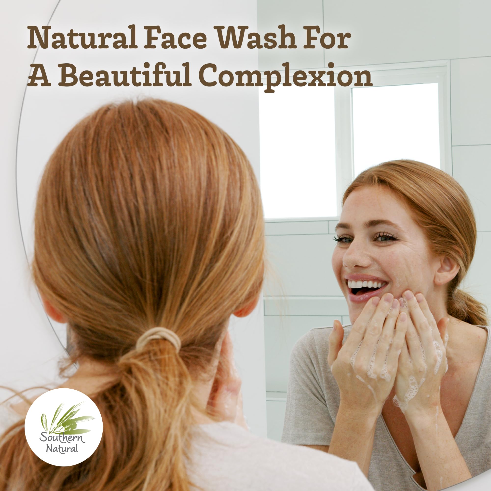 Face and body wash in one bar suitable for sensitive skin