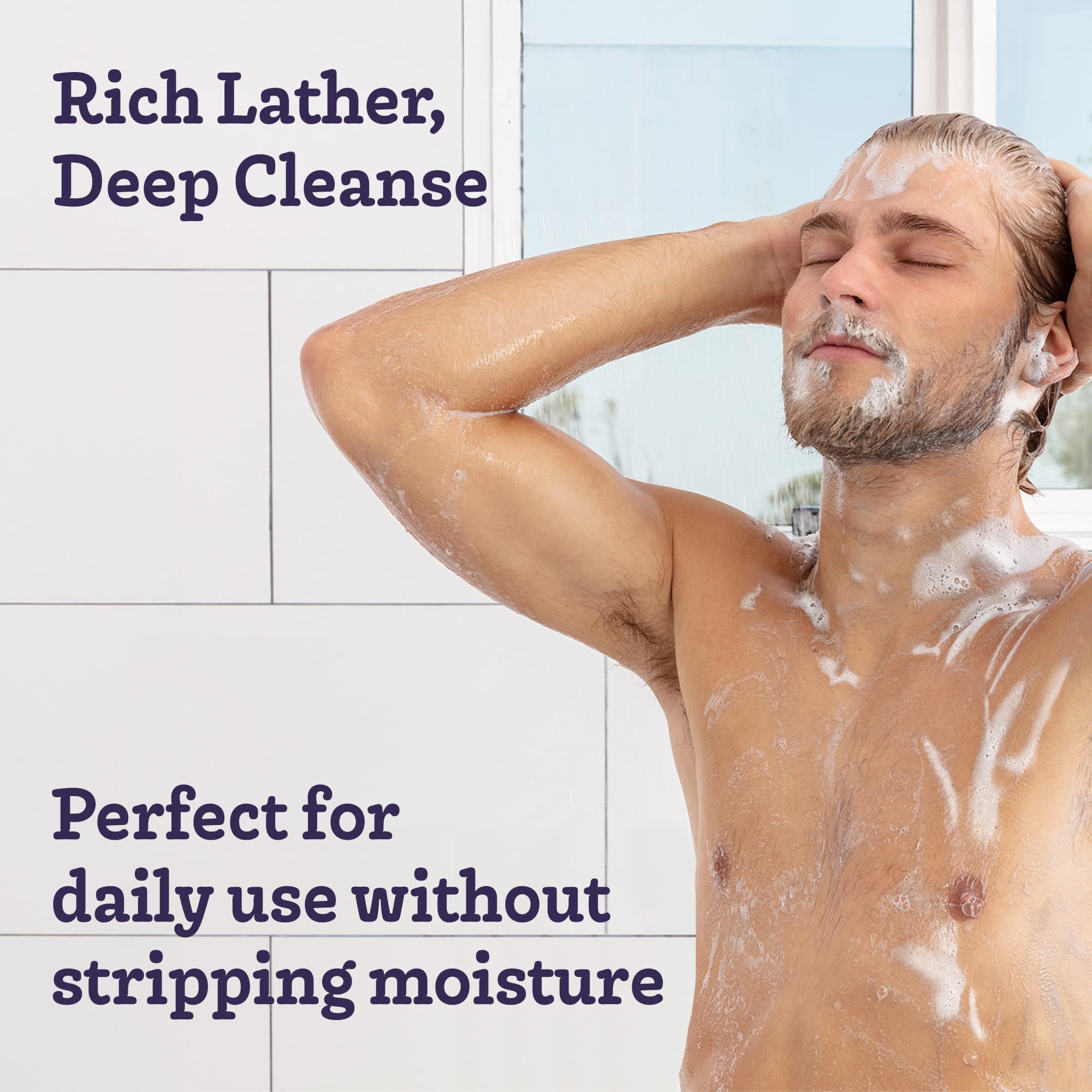 Southern Natural Goat Milk Soap ingredients panel shows olive oil and lavender essential oil