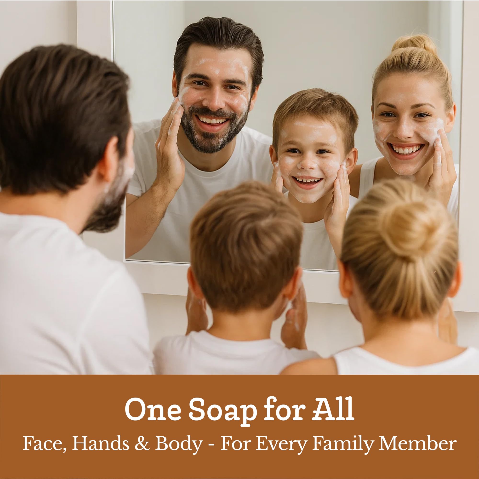 Southern Natural natural oils and goat milk on label, highlighting gentle, skin-friendly ingredients.