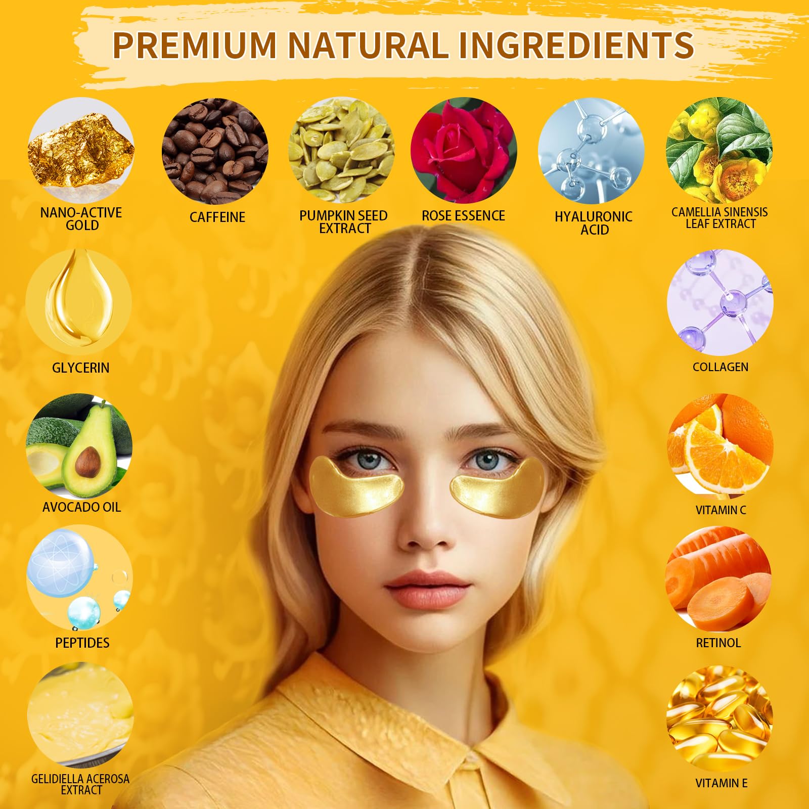 Souwixlum eye gel pads soothe tired eyes with cooling, refreshing hydration.