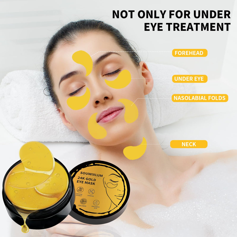 Souwixlum gold eye patch includes premium ingredients for skin hydration