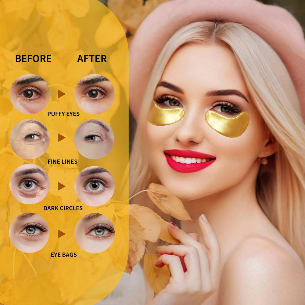 Souwixlum under-eye patches for wrinkles hydrate and improve appearance.