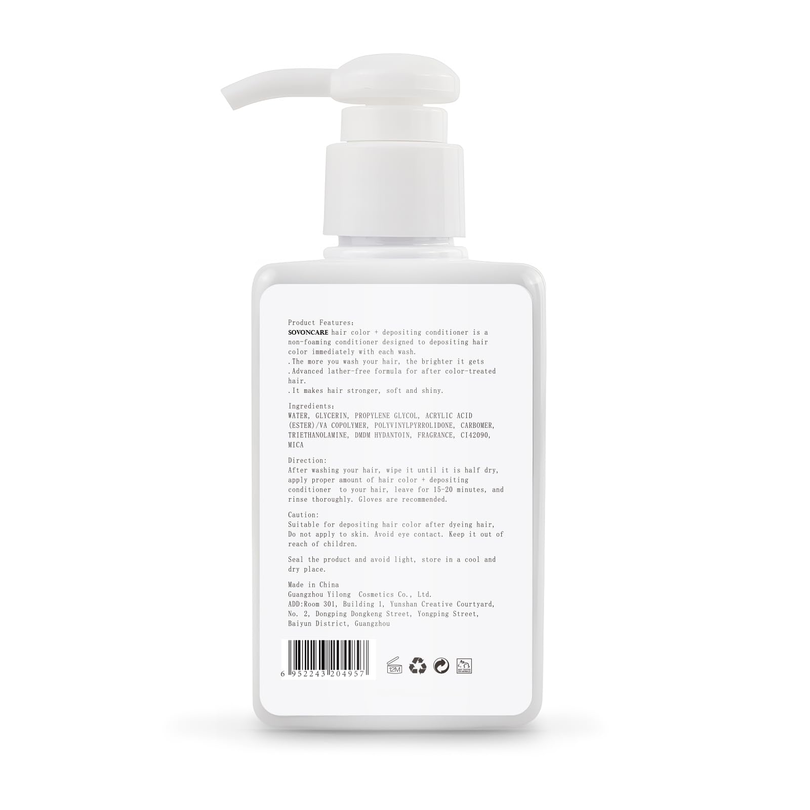 SOVONCARE cruelty-free label confirms ethical, mindful hair color maintenance
