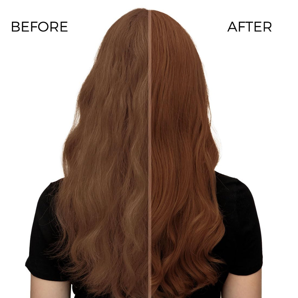 SOVONCARE towel-dried hair after treatment shows improved manageability and softness