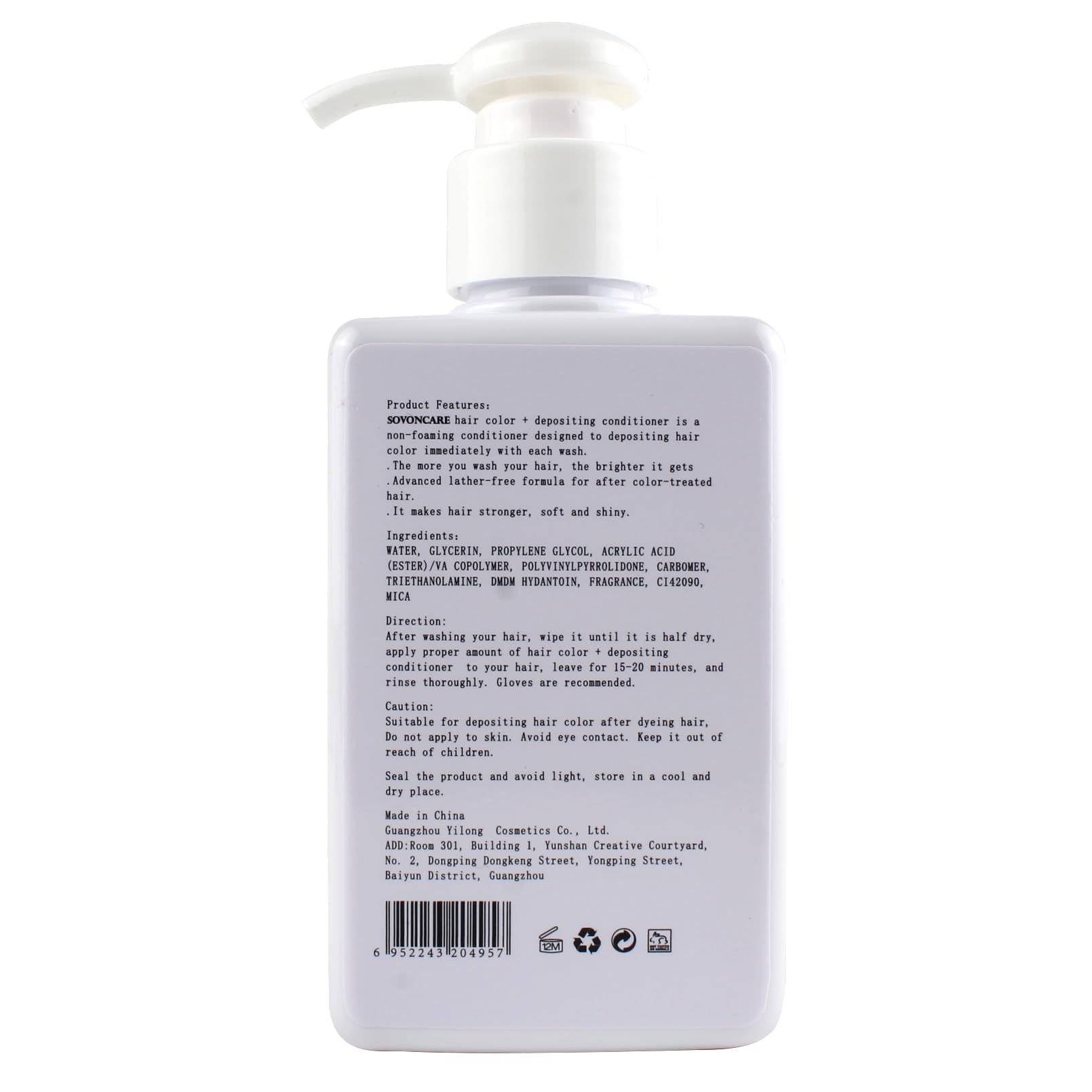 SOVONCARE natural ingredients closeup hints at nourishing botanicals.