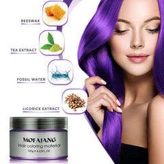 SOVONCARE purple wax application demo shows easy color application