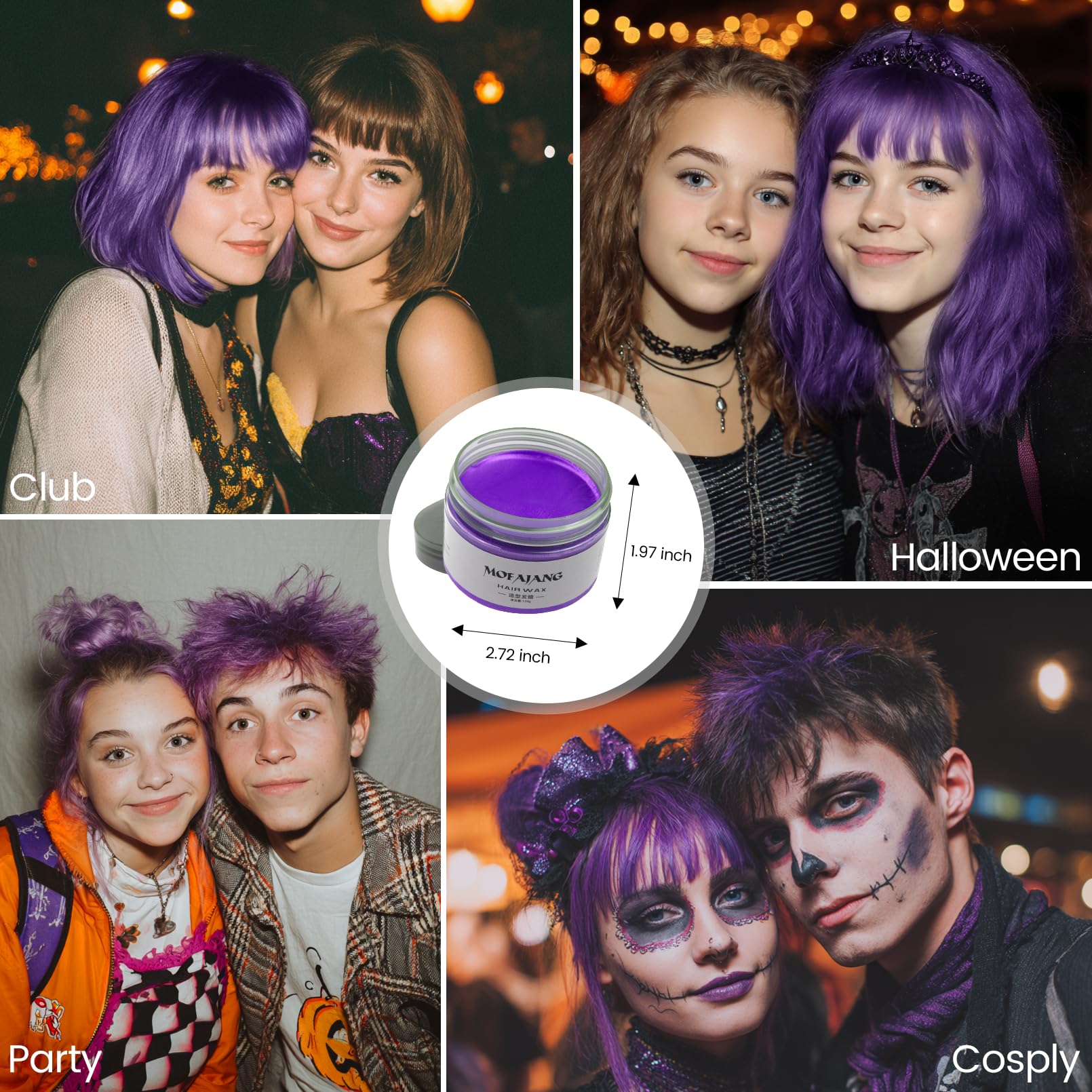 SOVONCARE purple wax ingredients closeup highlight plant-based formula