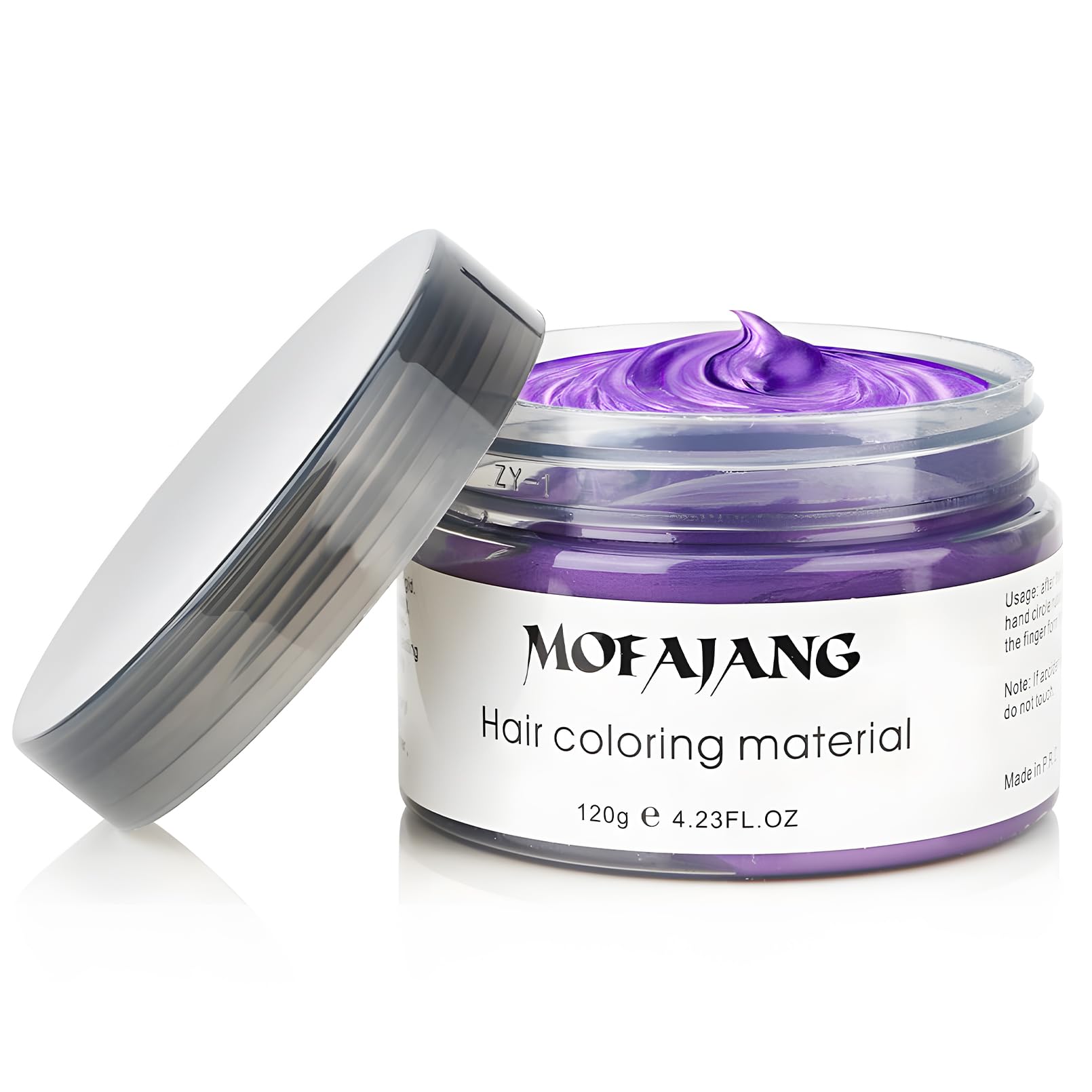 SOVONCARE purple temporary hair color wax jar for quick styling