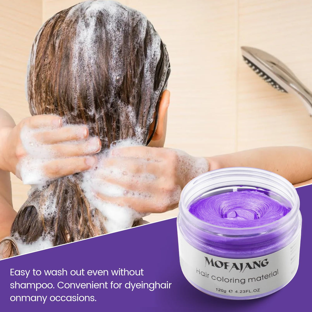 SOVONCARE purple wax party-night look with strong hold