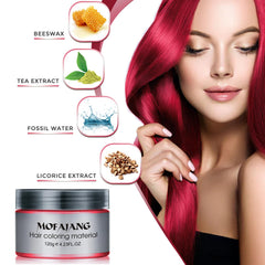SOVONCARE red hair color wax creates versatile looks for men and women
