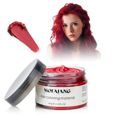 SOVONCARE red temporary hair color wax for bold party styling and all-day hold