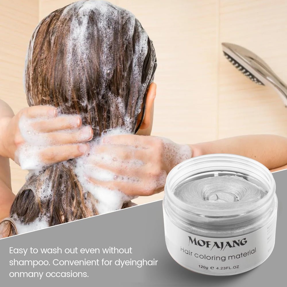 SOVONCARE Sliver Gray wax used for cosplay look and versatile styling.