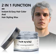 SOVONCARE Sliver Gray wax on styled hair for flexible daily looks.