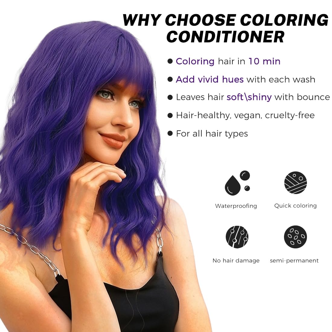 SOVONCARE hair after use shows soft, shiny finish.