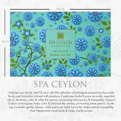 SPA CEYLON De-stress Calming Body Massage Serum bottle for hydrating, soothing massage