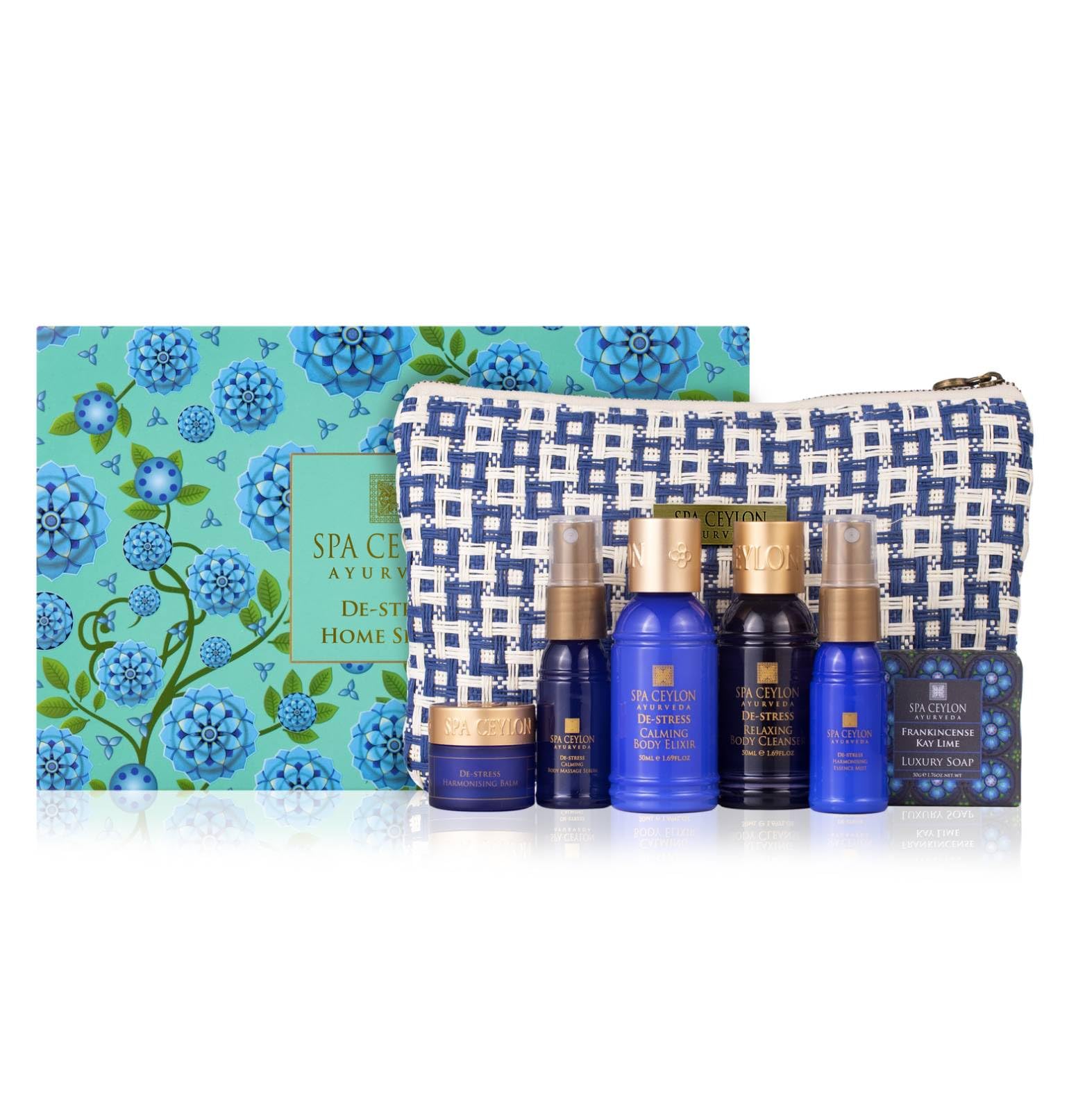 SPA CEYLON De-stress Relaxing Body Cleanser bottle for soothing cleansing ritual
