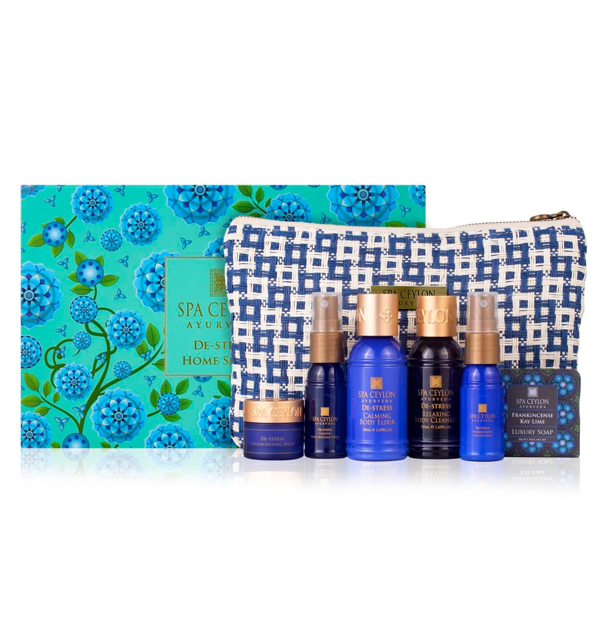 SPA CEYLON De-stress Relaxing Body Cleanser bottle for soothing cleansing ritual
