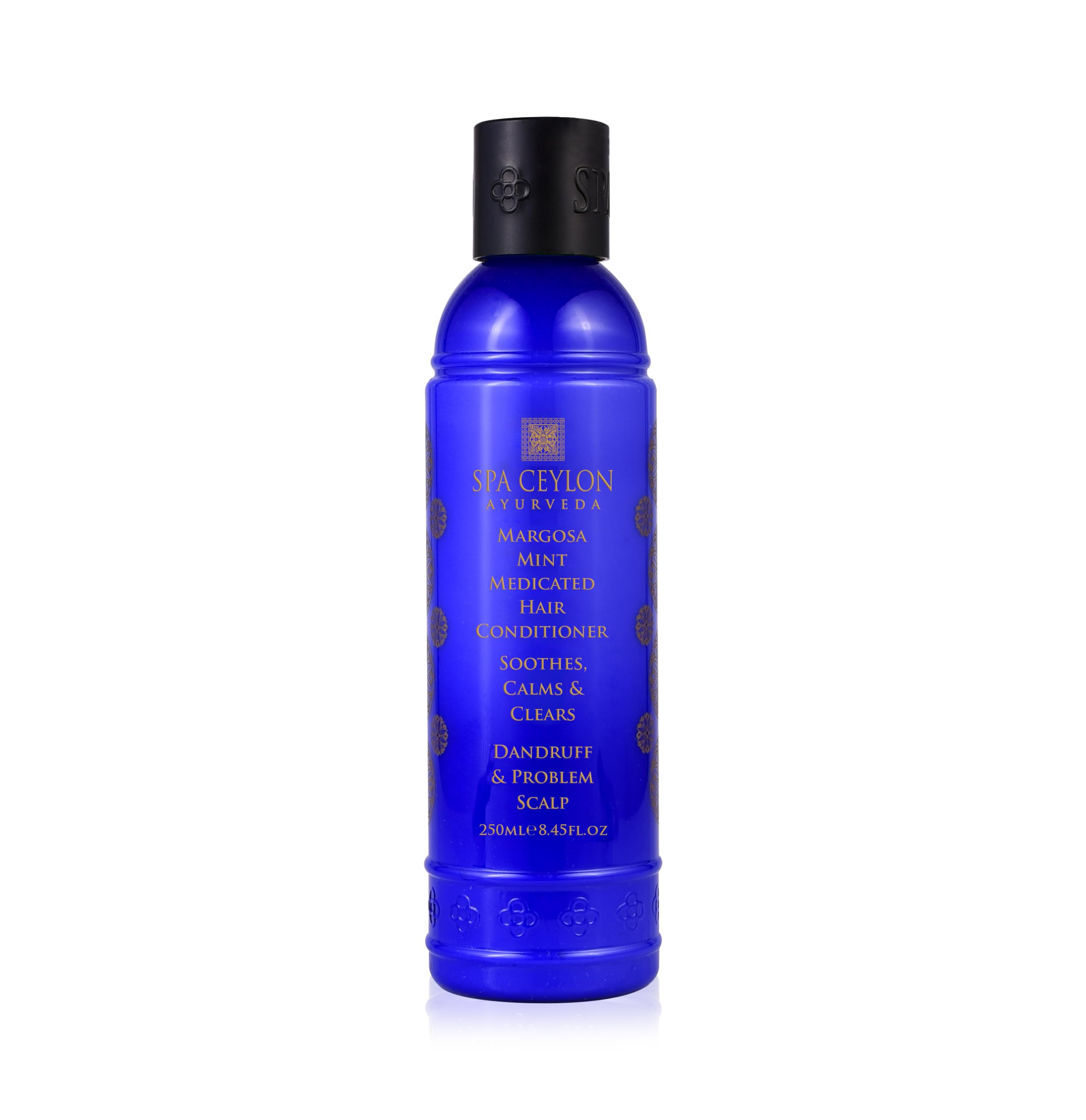 SPA CEYLON Margosa Mint conditioner bottle promotes calm scalp and deep conditioning